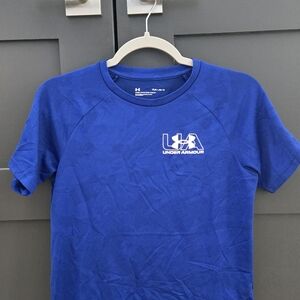 Under Armour Blue Kids Short Sleeve Tee